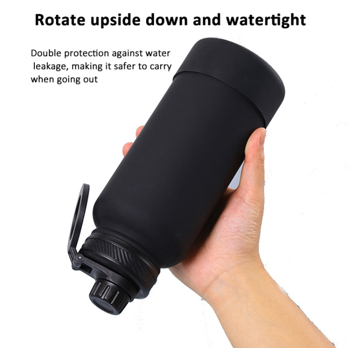 Sports Bottle With Phone Magnetic Holder Stainless Steel Thermos Cup