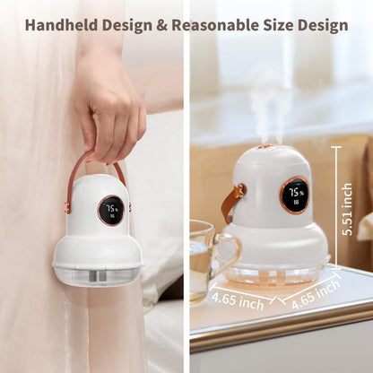 ICARER FAMILY IF-JS01 USB Charging Desktop Night Light Dual-spray Humidifier, White (Doll), Pink (Doll), Beige (Doll), Green (Doll), White (Digital), Pink (Digital), Beige (Digital), Green (Digital)