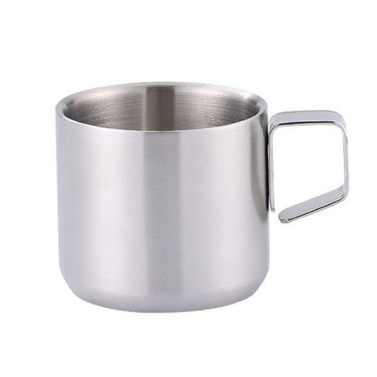 304 Stainless Steel Double Layer Insulated Mug Children Drop-proof Water Cup Coffee Mug, 150ml, 200ml, 280ml