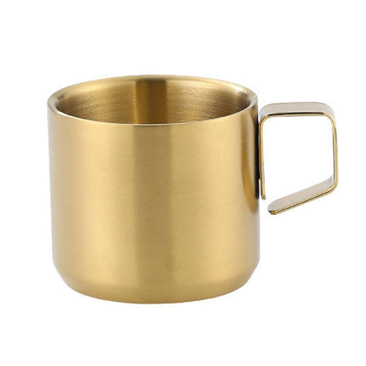 304 Stainless Steel Double Layer Insulated Mug Children Drop-proof Water Cup Coffee Mug, 150ml, 200ml, 280ml