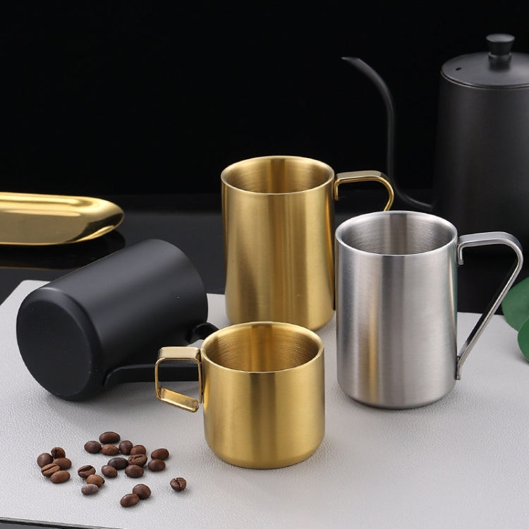 304 Stainless Steel Double Layer Insulated Mug Children Drop-proof Water Cup Coffee Mug, 150ml, 200ml, 280ml