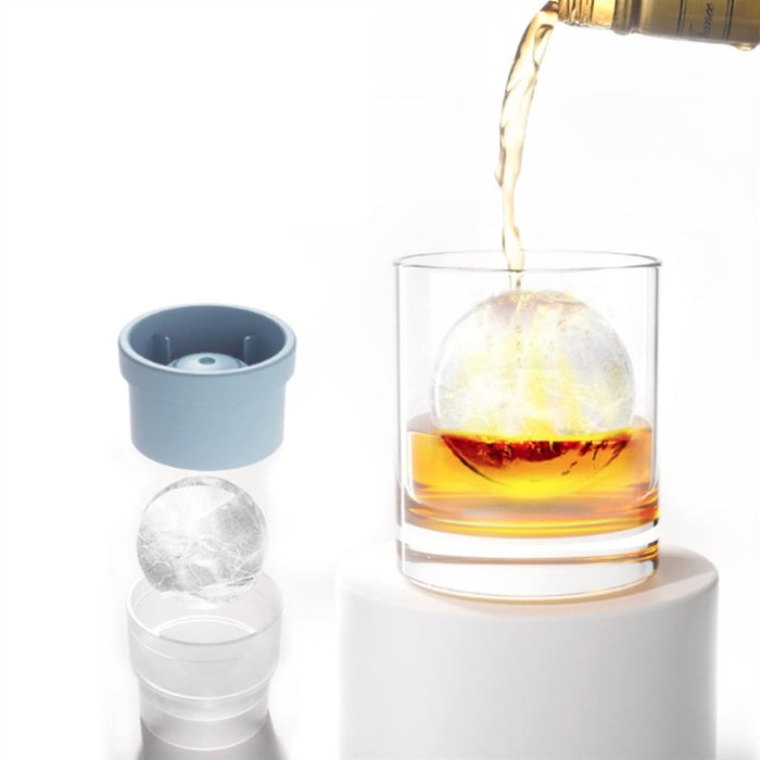 3pcs /Set Whiskey Ice Ball Mold 6cm Large Diameter Spherical Ice Cube Mould