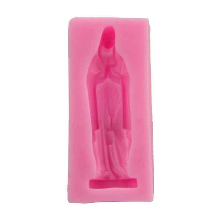 Virgin Mary Fondant Silicone Cake Molds DIY Chocolate Clay Mold Pastry Baking Tool