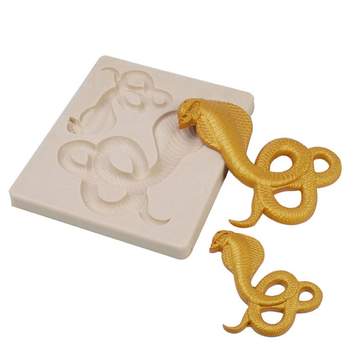 Cake Silicone Mold Snake Shape Fondant Chocolate Decoration Mold Kitchen Baking Tool