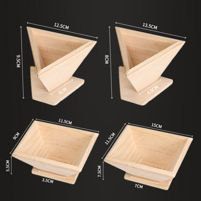 Pack Rice Dumpling Mould Household Handmade Rice Dumpling Tool Wooden Rice Dumpling Model