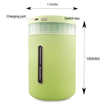 1L Home Humidifier Large Capacity Desk Aroma Mute Ambient Light Humidifier, Charging Model