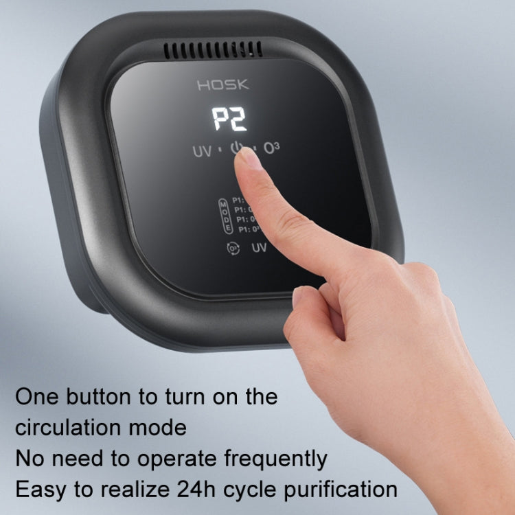 HOSK XT-01 UV Pet Air Purifier Household Deodorant Ozone Generator, USB Plug, Charging