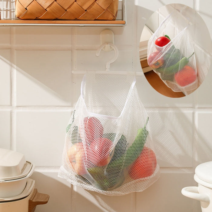 Wall Hanging Storage Bag Drying Underwear Mesh Pocket Cosmetic Storage Hanging Bag