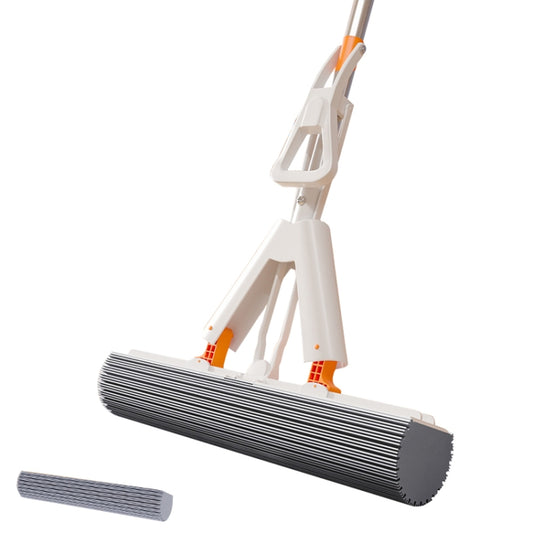 Household Water Absorbent Telescopic Pole Mop Lazy Hands-Free Folding Mop