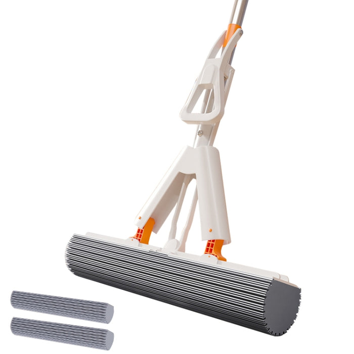 Household Water Absorbent Telescopic Pole Mop Lazy Hands-Free Folding Mop