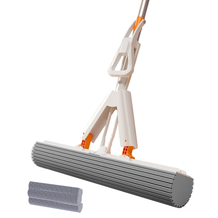 Household Water Absorbent Telescopic Pole Mop Lazy Hands-Free Folding Mop