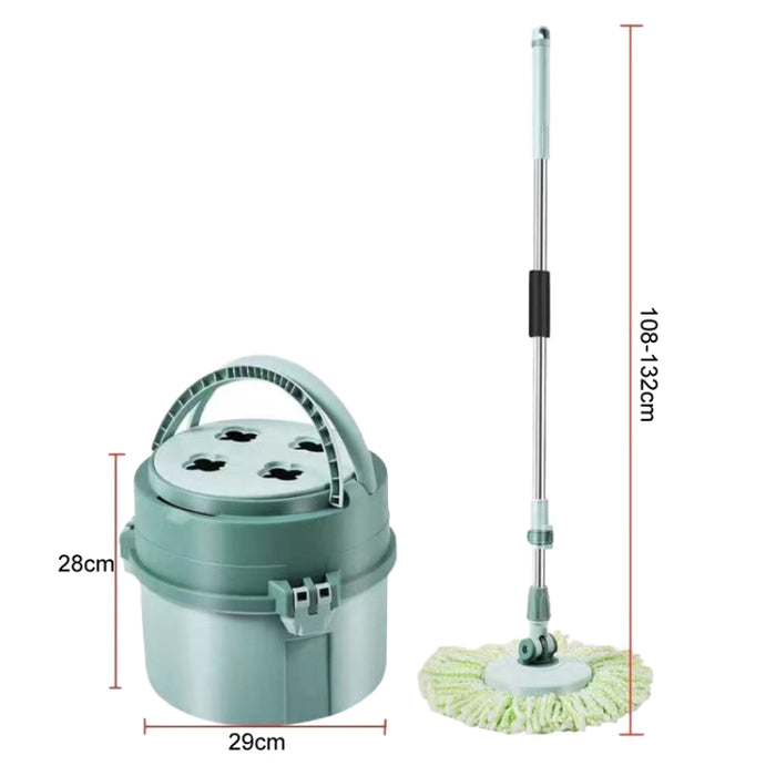 Rotary Mop Hand-free Household Wet And Dry Cleaning Mop Bucket