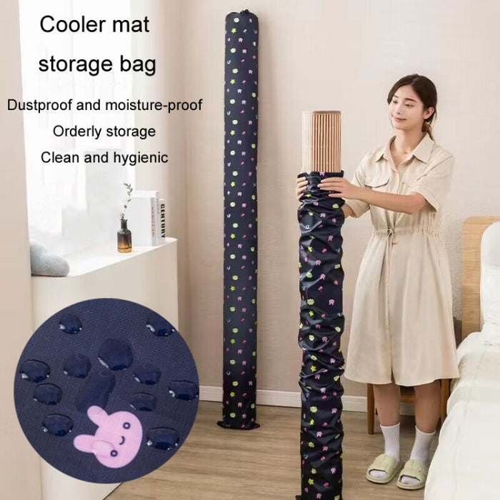 Cooler Mat Storage Bag Home Dustproof Bamboo Mat Cover