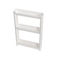 Bathroom Door Narrow Shelf Toilet Crack Floor Trolley Organiser, 3 Layers