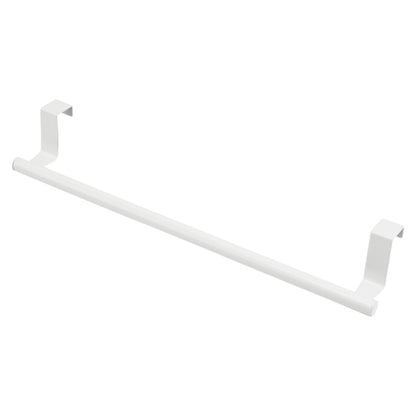 No-Punch Stainless Steel Over Door Towel Rack Cabinet Door Rag Hanging Holder, 23.5cm Silver, 23.5cm Black, 36.5cm Silver, 36.5cm Black, 36.5cm White