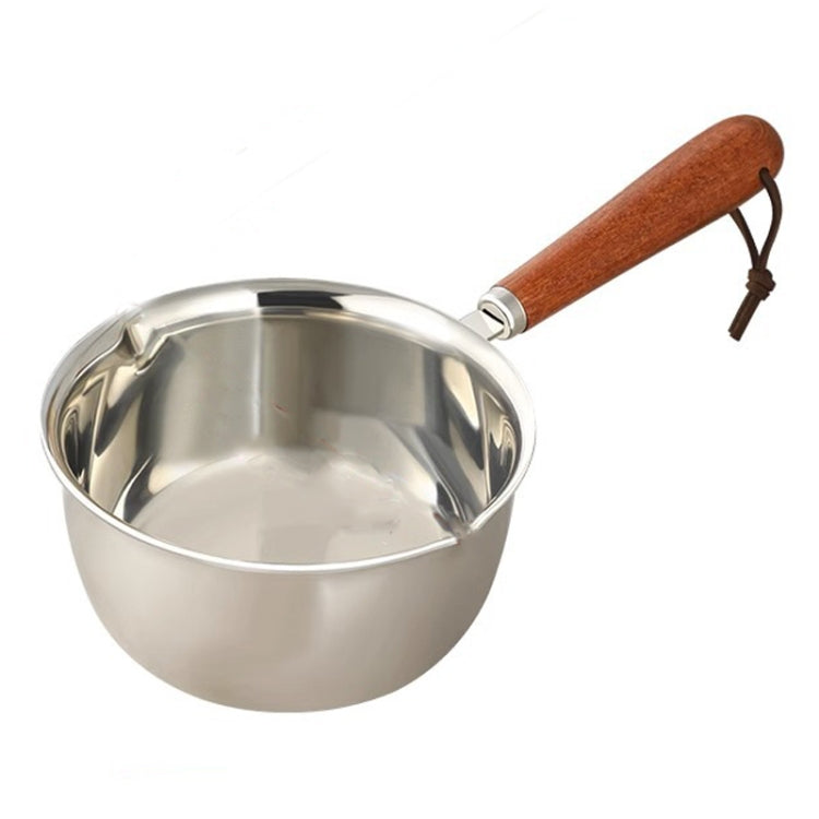 316 Stainless Steel Mini Hot Milk Oil Pot Butter Warmer Skillet Egg Frying Pan, 200ml, 300ml, 500ml, 200ml With Rack, 300ml With Rack, 500ml With Rack