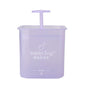 Facial Cleanser Foaming Maker Bubbler Cup Travel Portable Manual Foaming Bottle, Small Purple, Small Transparent, Small Pink, Large Purple, Large Transparent, Large Pink