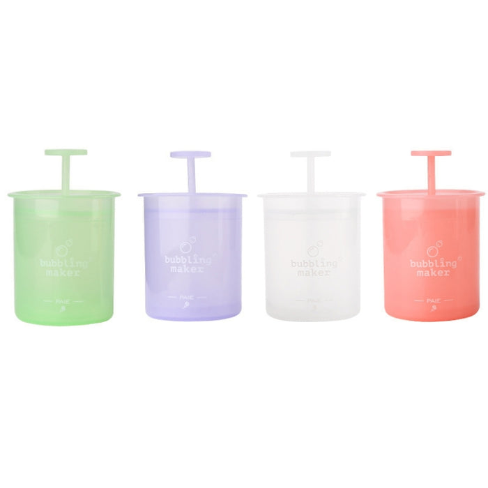 Facial Cleanser Foaming Maker Bubbler Cup Travel Portable Manual Foaming Bottle