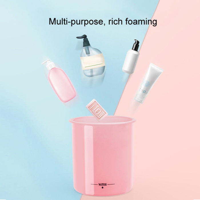 Facial Cleanser Foaming Maker Bubbler Cup Travel Portable Manual Foaming Bottle