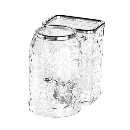 Bathroom Toothbrush Organizer Household Multifunctional Storage Rack, Single Cup Transparent, Single Cup Transparent Gray, Double Cup Transparent, Double Cup Transparent Gray, Three Cups Transparent, Three Cups Transparent Gray, Four Cups Transparent  ...
