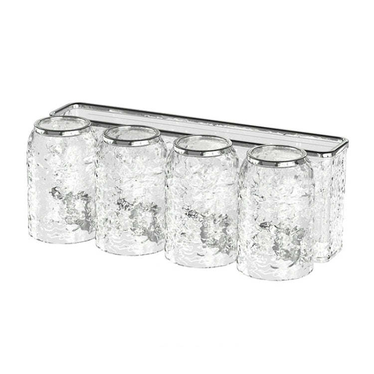 Bathroom Toothbrush Organizer Household Multifunctional Storage Rack, Single Cup Transparent, Single Cup Transparent Gray, Double Cup Transparent, Double Cup Transparent Gray, Three Cups Transparent, Three Cups Transparent Gray, Four Cups Transparent  ...