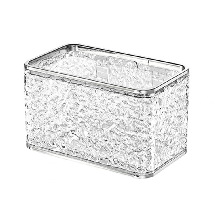 Bathroom No-Punch Tissue Organizer Household Wall Mounted Tissue Box, Transparent Single Layer, Transparent Gray Single Layer, Transparent Dual Layer, Transparent Gray Dual Layer