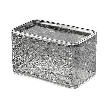 Bathroom No-Punch Tissue Organizer Household Wall Mounted Tissue Box, Transparent Single Layer, Transparent Gray Single Layer, Transparent Dual Layer, Transparent Gray Dual Layer
