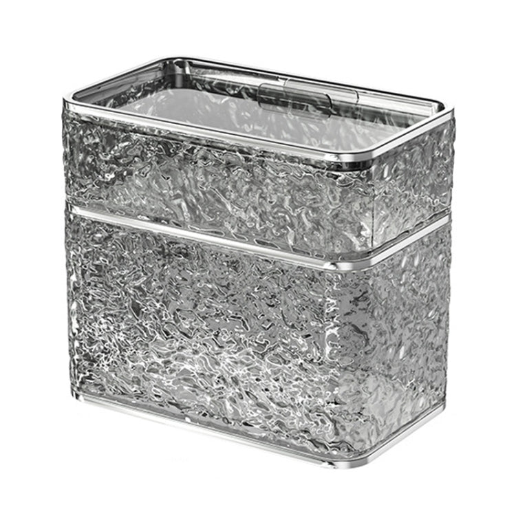 Bathroom No-Punch Tissue Organizer Household Wall Mounted Tissue Box, Transparent Single Layer, Transparent Gray Single Layer, Transparent Dual Layer, Transparent Gray Dual Layer