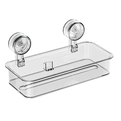 Bathroom No Punch Tissue Organizer Household Wall Mounted Suction Cup Tissue Box, Small Transparent, Small Transparent Gray, Large Transparent, Large Transparent Gray