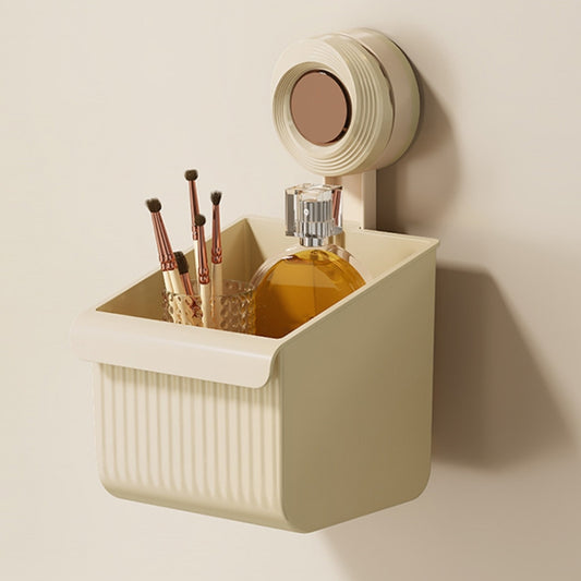 Suction Cup Wall Mounted Bathroom Shelf Drainage Detachable Storage Rack Hanging Basket, Small Brown, 2 Layers Small White, 2 Layers Small Cream, 2 Layers Small Brown, Large White, Large Cream, Large Brown, 2 Layers Large White, 2 Layers Large Cream   ...