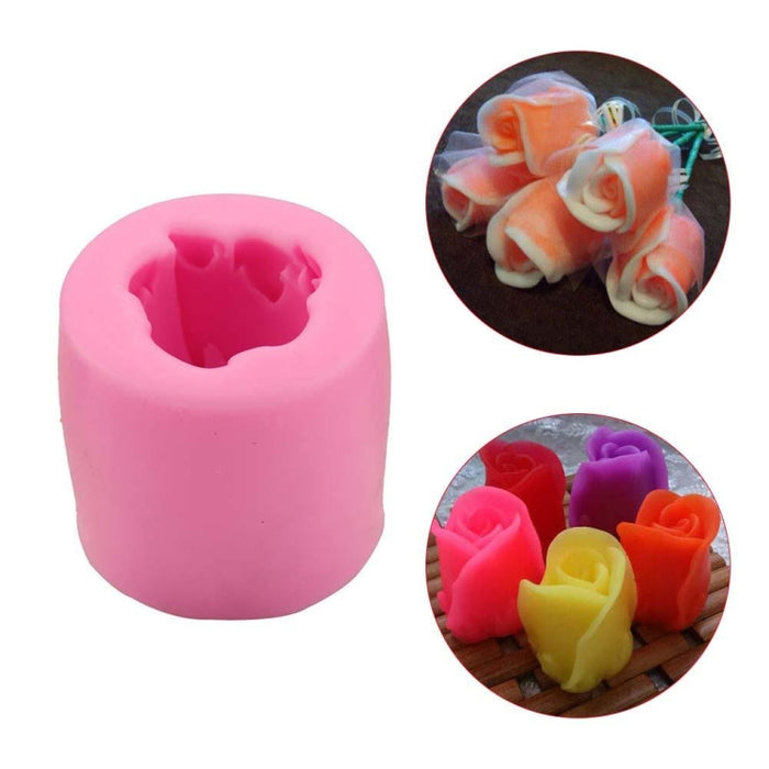 Roses Cake Series Silicone Candle Mold   Food Grade Baking Tools