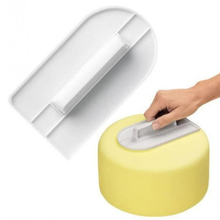 2 PCS Cake Smoother Polisher Tools Cake Decorating Tools Smoother Fondant Sugarcraft Silicone Mold DIY Kitchen Bake Tool