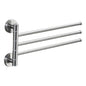 Stainless Steel Towel Bar Rotating Towel Rack Bathroom Kitchen Wall-mounted Towel Polished Rack Holder, Brushed Two Poles, Brushed Three Poles, Brushed Four Poles, Brushed Five Poles