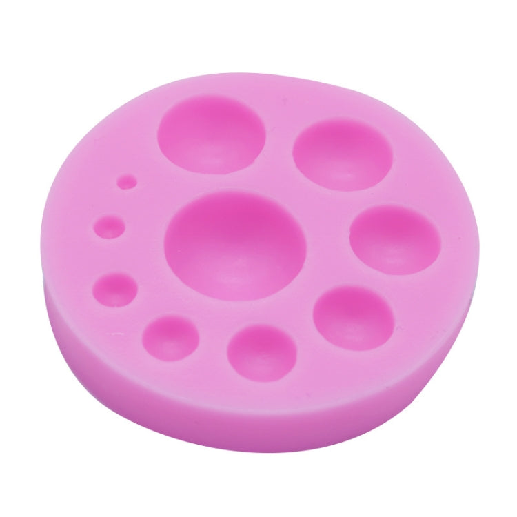 Round Silicone Fondant Cake Mold DIY Baking Decoration Chocolate Tool