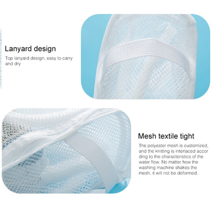 Nylon Laundry Bag Shoe Wash Trainer Sports Sneaker Tennis Boots Laundry Mesh Washing Bag, Mesh Washing Bag