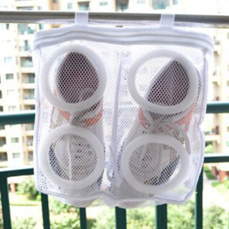 Nylon Laundry Bag Shoe Wash Trainer Sports Sneaker Tennis Boots Laundry Mesh Washing Bag