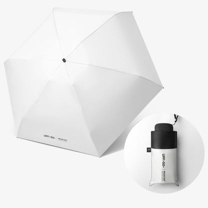 Mini Portable Umbrella Rain Women Windproof Durable 5 Folding Sun Umbrellas