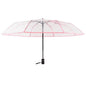 Creative Transparent Folding Umbrella 8 Bones Automatic Umbrella