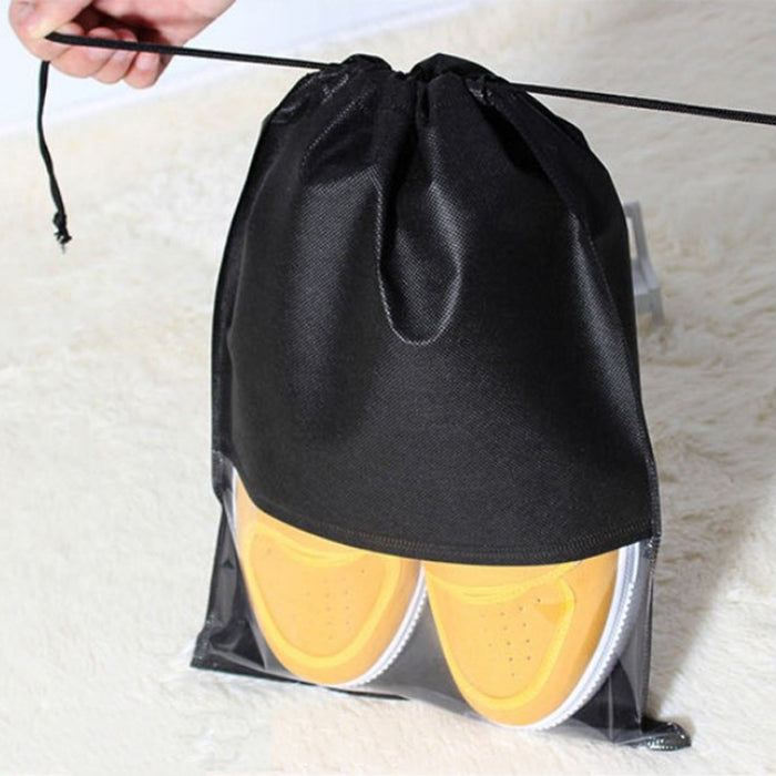 10 PCS Waterproof Shoes Storage Bag Pouch Portable Travel Organizer Drawstring Bag Cover Non-Woven Organizer