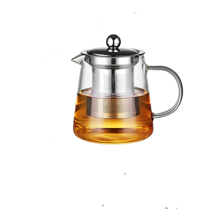 Large Capacity Heat Resistant Glass Teapot Tea Set With Stainless Steel Filter For Kung Fu Tea