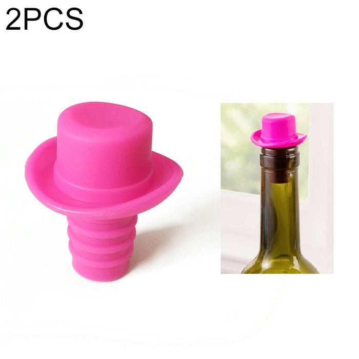 Silica Gel Top Hat Fresh Wine Corks Cruet Red Wine Stopper