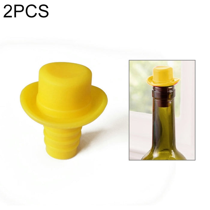 Silica Gel Top Hat Fresh Wine Corks Cruet Red Wine Stopper