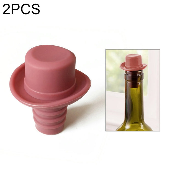 Silica Gel Top Hat Fresh Wine Corks Cruet Red Wine Stopper