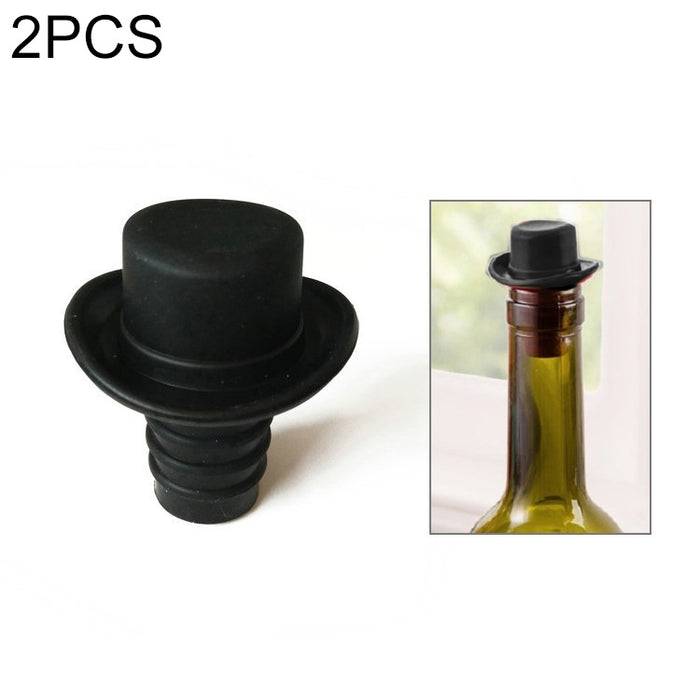 Silica Gel Top Hat Fresh Wine Corks Cruet Red Wine Stopper