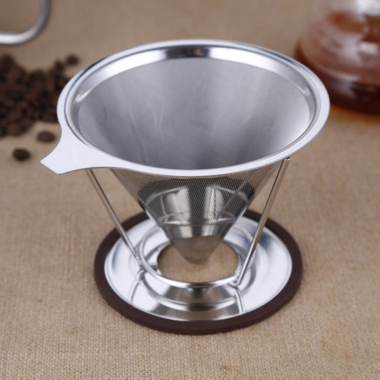 Stainless Steel Filter Cone Filter Cartridge Tea Coffee Free Paper Filter Cup