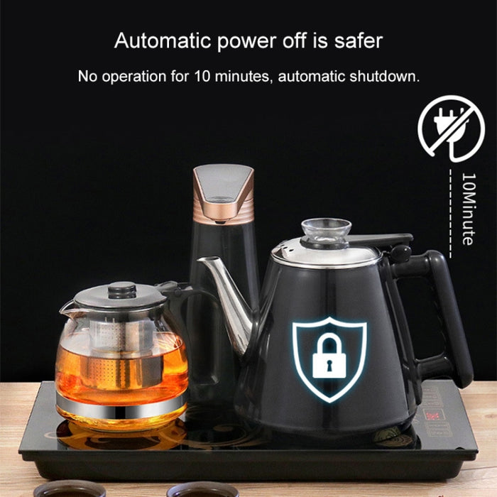 Automatic Stainless Steel Household Pumping Electric Kettle Tea Set (Gold Warm)