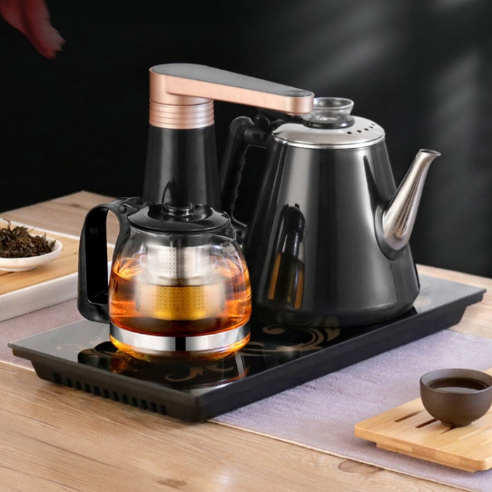 Automatic Stainless Steel Household Pumping Electric Kettle Tea Set (Gold Warm)