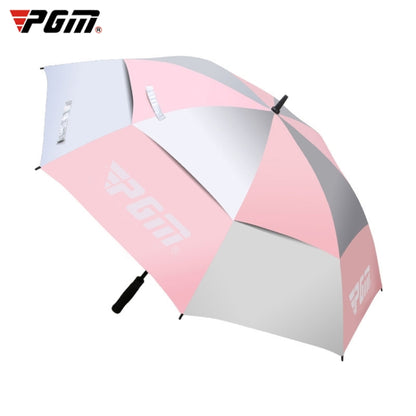 PGM Golf Fiberglass Straight Anti-typhoon Umbrella(Color:Pink Size:Manual), Auto, Manual