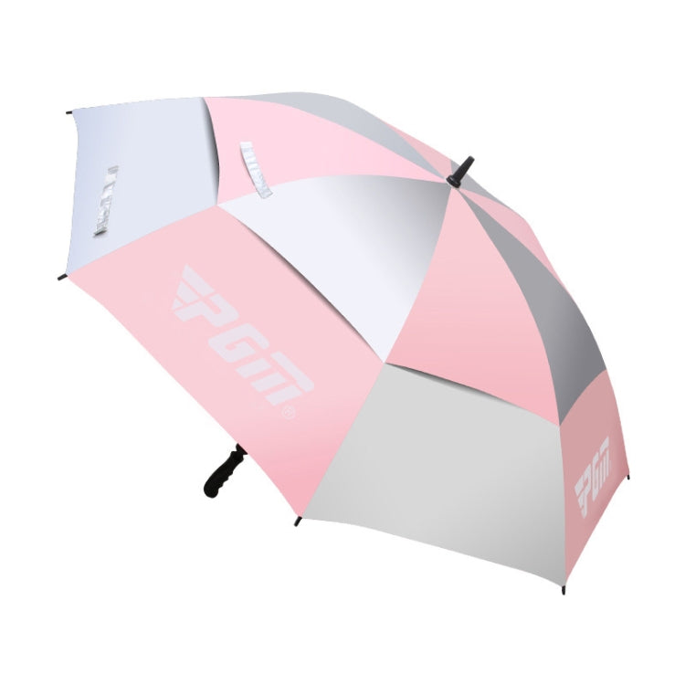 PGM Golf Fiberglass Straight Anti-typhoon Umbrella(Color:Pink Size:Manual), Auto, Manual